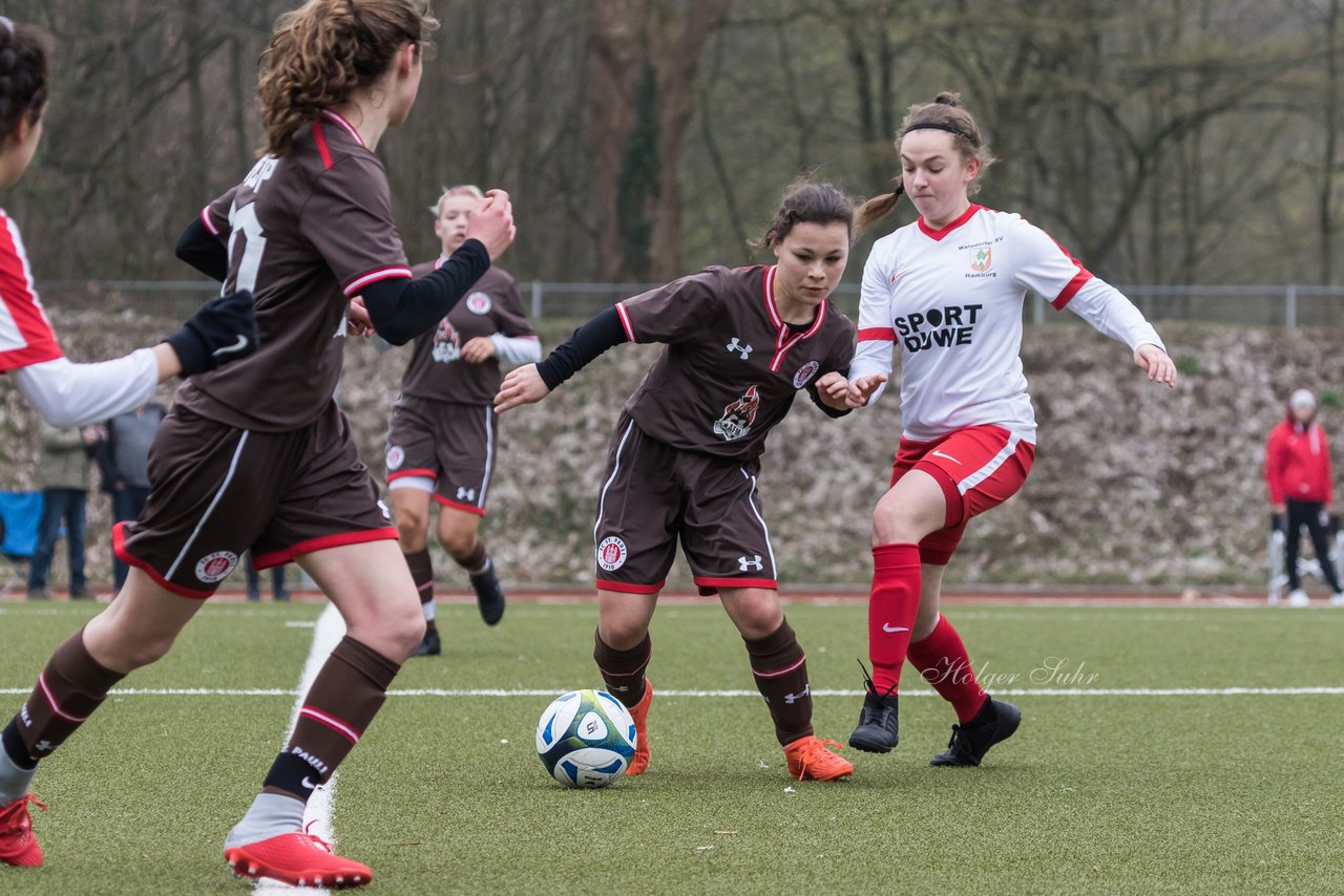 Bild 116 - B-Juniorinnen Walddoerfer - St.Pauli : Ergebnis: 4:1